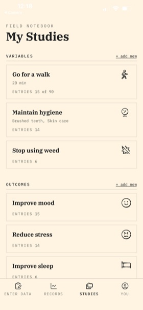 Subject to Change Labs app screenshot