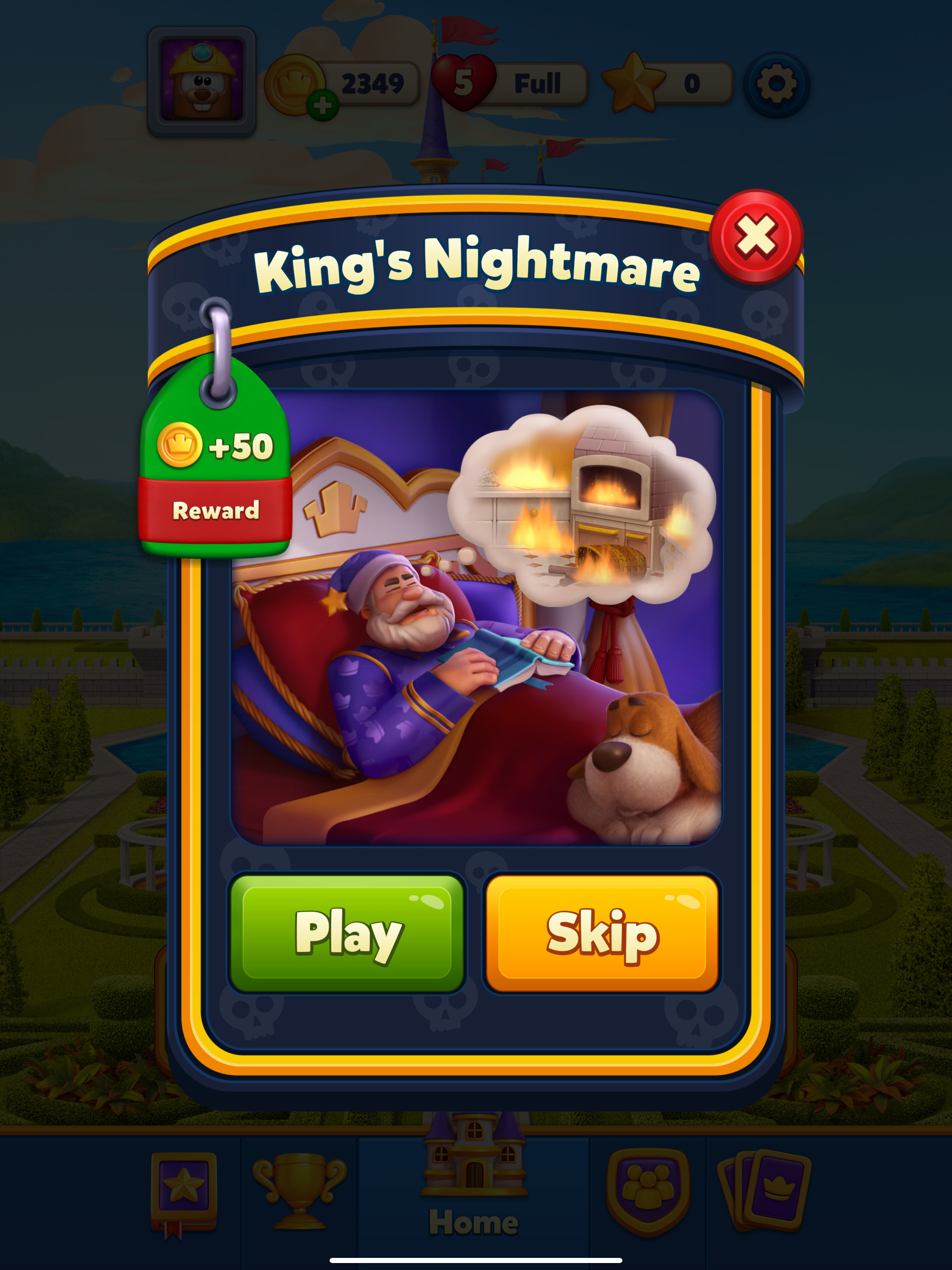 A Royal Match side event.